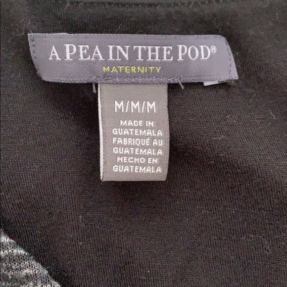 A Pea in the Pod Maternity Dress Gray Size Medium - Picture 2 of 4